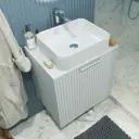 Тумба под раковину 60 см Estel подвесная 1Marka Ц0000005451 цвет белый