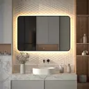 Зеркало для ванной Defesto Aura DF 2980SH с подсветкой 120x80см