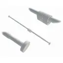 Карниз для ванной комнаты телескопический Wasserkraft Kammel SC-831120 110-200 см, цвет белый