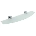Полка стеклянная WasserKRAFT Lippe K-6524 цвет хром