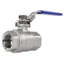 Кран шаровой ручной Dn.ru 1/2" 63 бар внутренняя резьба нержавеющая сталь D160-05341