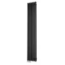 Радиатор трубчатый Guardo Retta 6P-1800-06 NK-VER-L R9005(M) 50/90 6 секций нижнее левое подключение сталь черный
