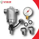 Фильтр механической очистки с манометром Ver-pro 110 мкр 1/2" НР латунь