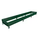 Готовая оцинкованная грядка на дачу Delta-Park 30010_GL503Gr 3000x500x190мм