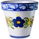 Горшок цветочный 101504 Испанская керамика 26.8 см 7.5 л керамика разноцветный