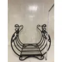 Дровница Везувий D120S сталь 41x50x60 см