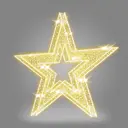 Светящаяся электрическая фигура Эйджи Звезда новогодняя универсальная 880 ламп h 160 см разноцветный