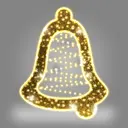 Светящаяся электрическая фигура Эйджи Колокольчик универсальная 244 ламп h 130 см разноцветный