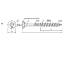 Саморез по дереву HIMTEXfix отделочный по дереву 45x40 мм TORX 25 сталь 200 шт.