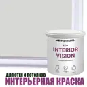 Краска для стен и потолков моющаяся Profipaints Eco Interior Vision матовая цвет изысканный серый 9л