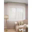 Тюль Лайн Domlegrand 200x260 см с утяжелителем цвет белый