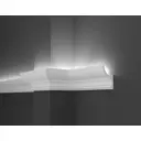 Плинтус потолочный дюропласт ударопрочный под LED подсветку Decor-Dizayn DD507 белый 5.5x10x200 см