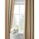 Шторы на шторной ленте Decoracion В стильную полоску #33010402 145x275см цвет коричневый и зеленый