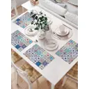 Комплект салфеток JoyArty "Цветочные вибрации" для сервировки стола (32x46 см, 4 шт.) np_7526