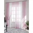 Тюль Helga TD-206702-260 на шторной ленте 300x260 см цвет розовый