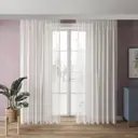 Тюль Jlong YML1686 на шторной ленте 250x400 см, цвет шампань/бежевый