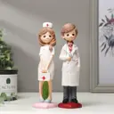 Фигурка сувенирная Simaland Врач и медсестра набор 2 шт. 19.5x4.3x5.7 см