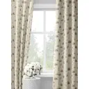 Комплект детских бежевых штор с оленями, ежами и веточками Decoracion #33103002, 145x275 x2 шт