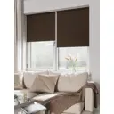 Рулонная штора Блэкаут Domlegrand 140x175 цвет шоколад