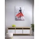 Картина на холсте Great Idea "Девушка красная юбка" 100x60 см, 8895