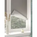 Рулонная штора Блэкаут сильвер Domlegrand 120x175 цвет серый