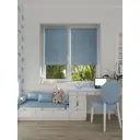 Рулонная штора Гелакси Domlegrand 114x175 цвет голубой