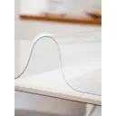 Скатерть жидкое стекло рифлёное Crystaldesk прямоугольная 1.5 мм 90x160 см прозрачная