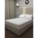 Наматрасник Inva стеганый "Перо жар-птицы" 160x200x35 борт