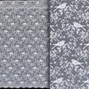 Ламбрекен Inva Птицы ЛTJ45/4/36010541/белый на шторной ленте 45x300 см