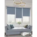 Рулонная штора Джинс Domlegrand 114x175 цвет синий