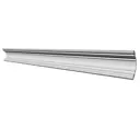 Потолочный плинтус Glanzepol GP-76 полистирол цвет белый 2000x141x141 мм