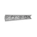 Потолочный плинтус Glanzepol GP-13 Silver полистирол цвет серебристый 2000x80x100мм