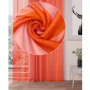 Тюль на шторной ленте Микровуаль 300x260 цвет кирпичный