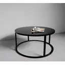 Журнальный столик круглый Metaldesign 80x80 см черный