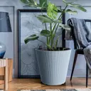 Кашпо Milly Prosperplast d 24 см 23 см 7 л пластик белый без автополива