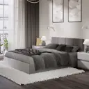 Кровать Трия Лора 160x89x34 см ЛДСП цвет серебристый