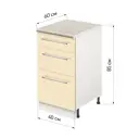 Напольный шкаф Лидер Modern Alto ~~ Модерн Alto40603_VNGL 40x85x60 см ЛДСП цвет ваниль