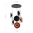 Светильник подвесной светодиодная St luce Sentito Sl3003.403.09 6 м² теплый белый (желтый) свет цвет черный