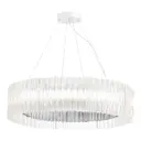 Светильник подвесной светодиодный ST Luce Nazare Sl6012.113.01 30 м² теплый белый (желтый) свет цвет хром