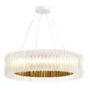 Светильник подвесной светодиодный ST Luce Nazare Sl6012.213.01 30 м² теплый белый (желтый) свет цвет золотистый