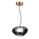 Светильник подвесной светодиодный ST Luce Foray Sl6019.303.01 4 м² теплый белый (желтый) свет цвет латунь
