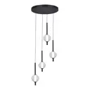 Светильник подвесной светодиодный ST Luce Peek Sl6120.403.04 12 м² теплый белый (желтый) свет цвет черный