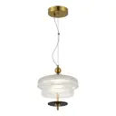 Светильник подвесной светодиодный ST Luce Oriental Sl6122.313.01 3 м² теплый белый (желтый) свет цвет латунь