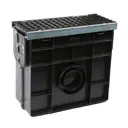 Пескоуловитель комплект Aquadrenag Protect D400 500x214x442мм черный