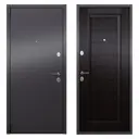 Дверь входная металлическая Альта 86x205 см левая дуб угольный