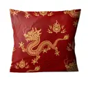 Подушка декоративная Zaberite Золотой дракон и Красное море 4033, 40x40 см