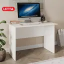 Стол Letta Ультра плюс 110x75x67 см ЛДСП цвет белый