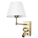 Бра Arte Lamp ELBA A2581AP-2AB, цвет белый