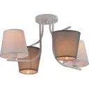 Люстра потолочная Rivoli Б0059281 4 лампы 8 м² цвет белый