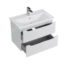 Тумба с раковиной RUVANN BELLO 80 раковина Фостер 80 в ванную подвесная цвет белый